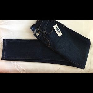 NWT Girls OLD NAVY Dark Skinny Jeans Sz 10 Slim